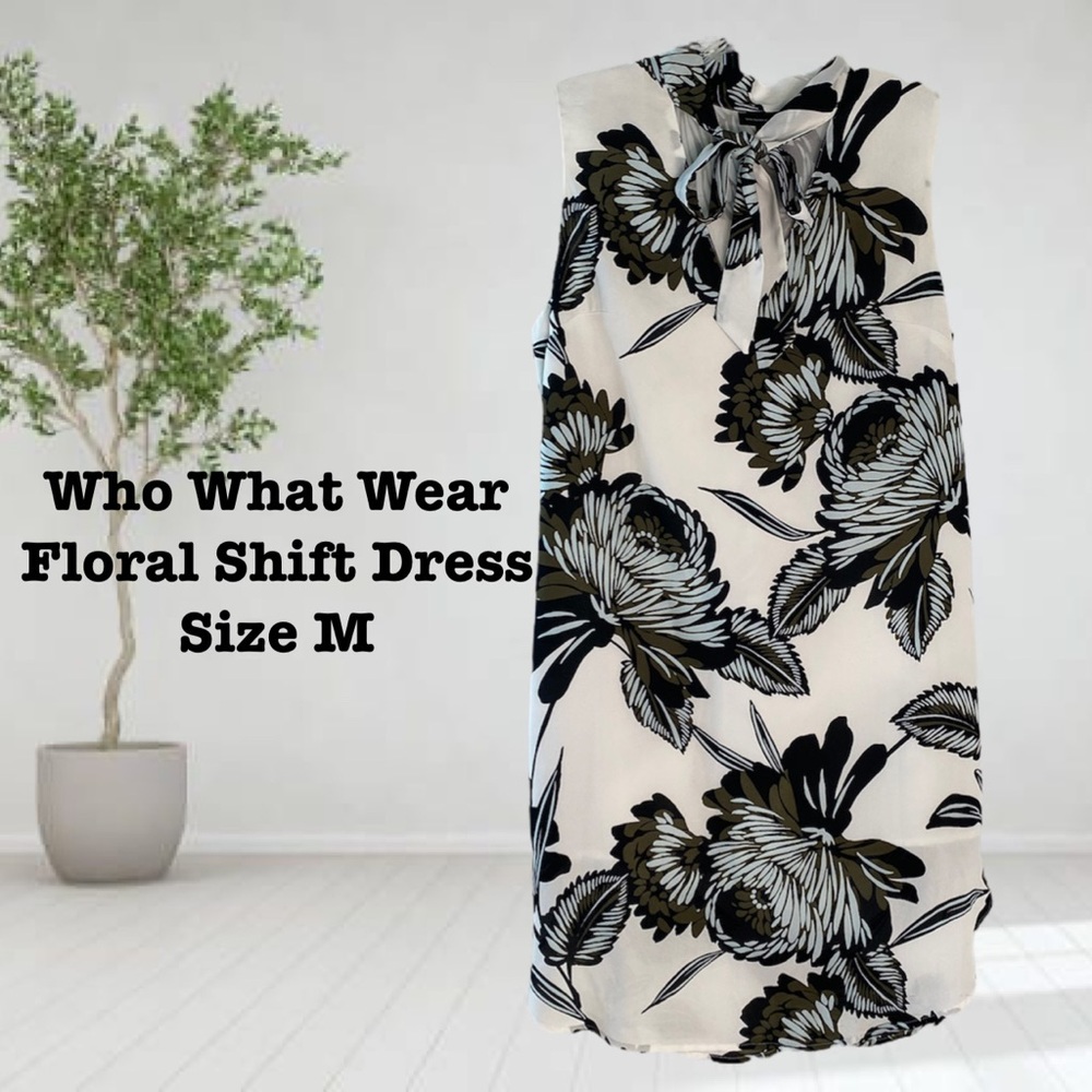 WhoWhatWear Floral Shift Dress